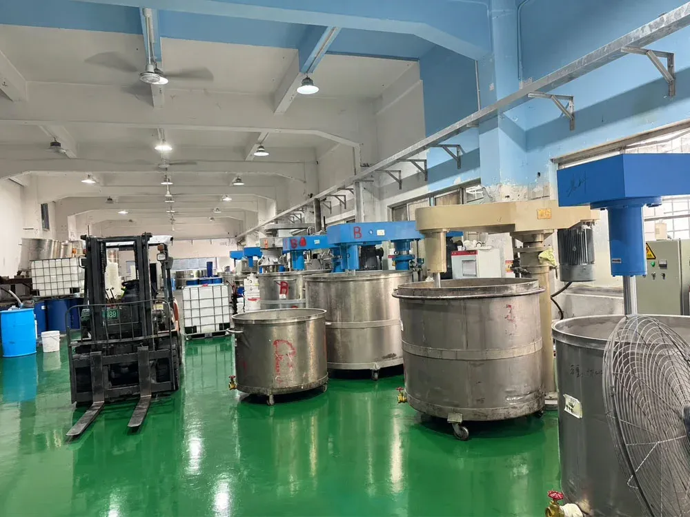 硅胶原料配料与搅拌车间